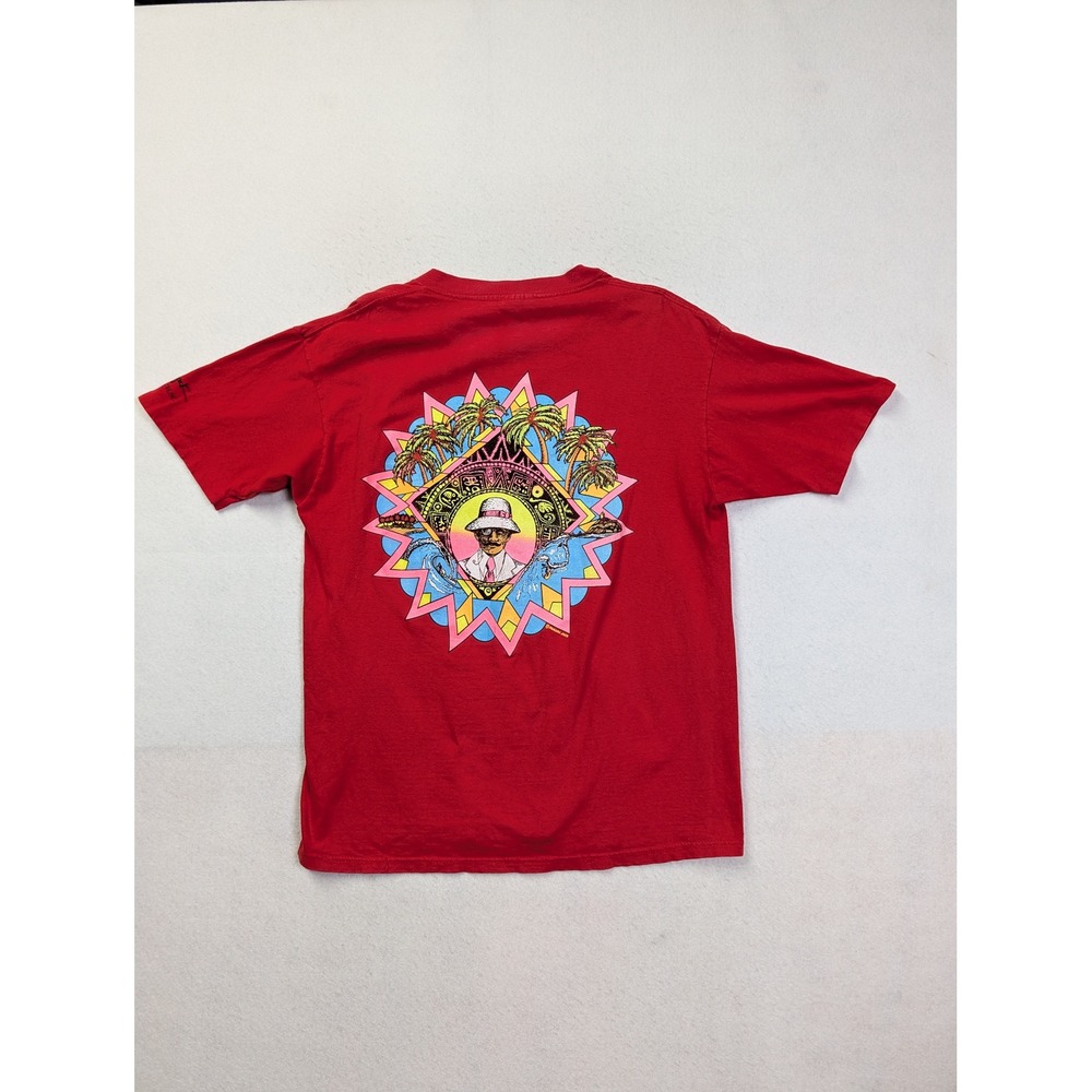 Panama Jack Mens Graphic T Shirt Sz Large Myrtle Beach Tropical Sun Red